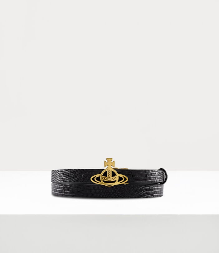 Vivienne Westwood SMALL LINE ORB BUCKLE BELT